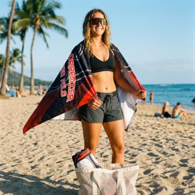 Cotton Blend Beach Towel - Image 3