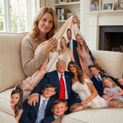 Sherpa Linen Style Blanket - Image 7